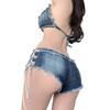 Women's Summer Low Waist Stretch Denim Shorts - Sexy and Stylish