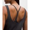 Lululemon Becalm V Neck Tank Top Black