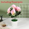 Zantedeschia Aethiopica Simulates Potted Plant Artificial Flower Decoration