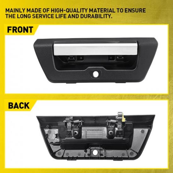 Exterior Tailgate Handle For 2015-2017 Ford F-150 Manual Type With Camera Hole
