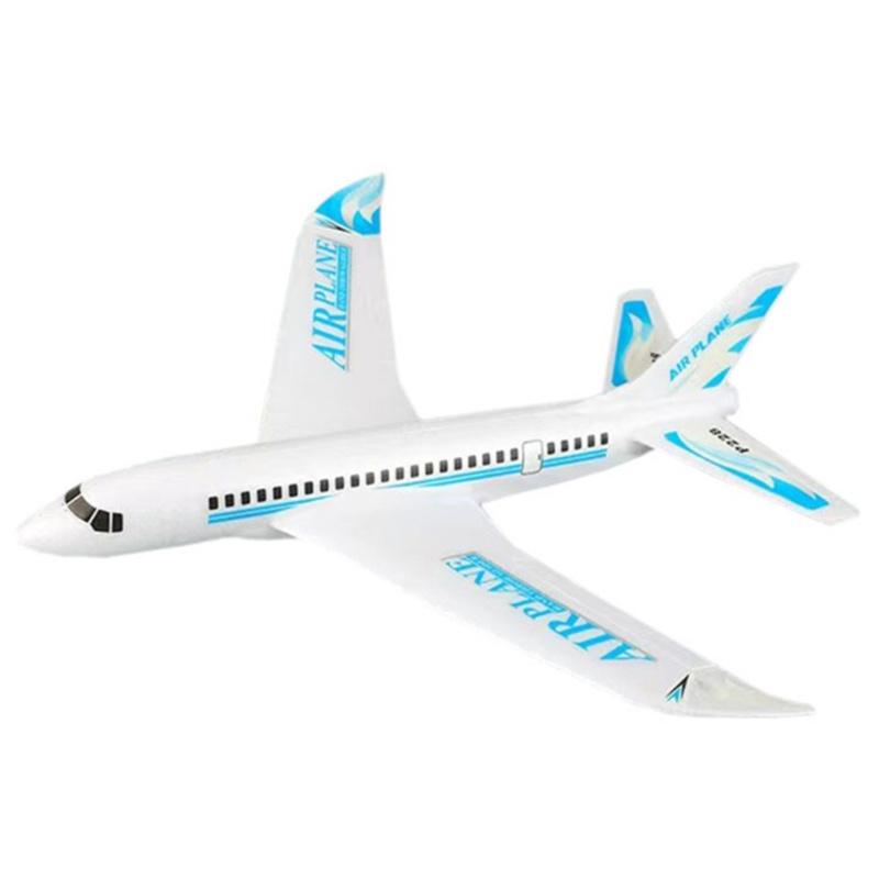 49Cm Children'S Hand-Thrown Epp Foam Glide Model Toy Outdoor Throwing Assembled Passenger Plane Stickers