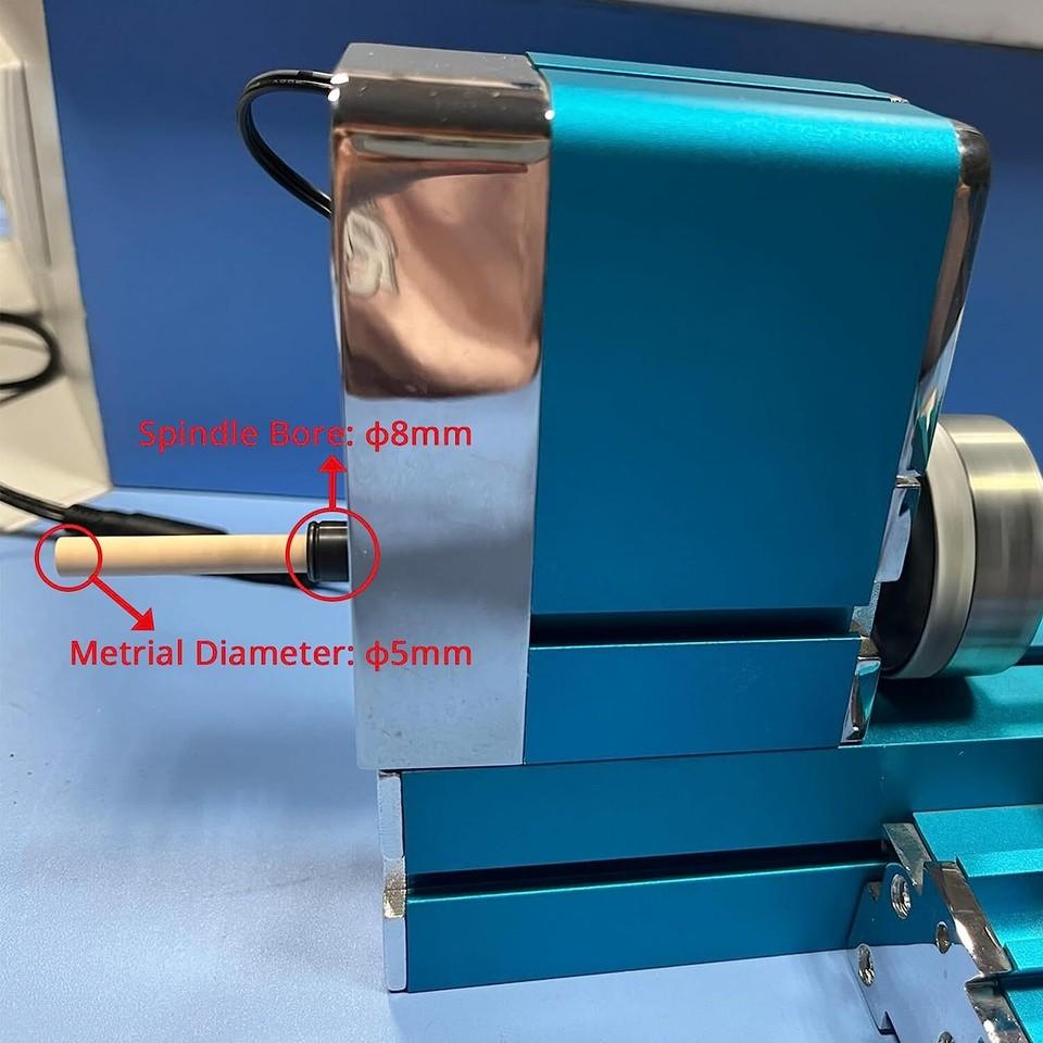 High-Performance Mini Metal Lathe, Soft Metalworking Diy Model Making, 36W