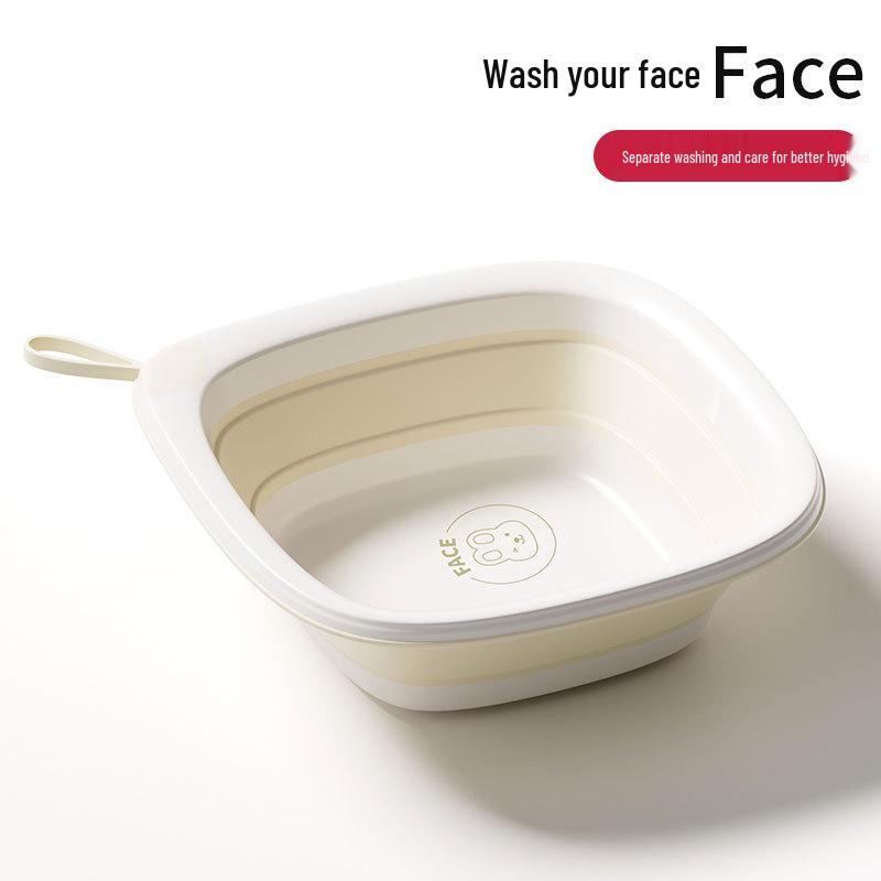 Foldable Children's Washbasin - Portable, Hangable, Thickened for Boys, Girls, Babies