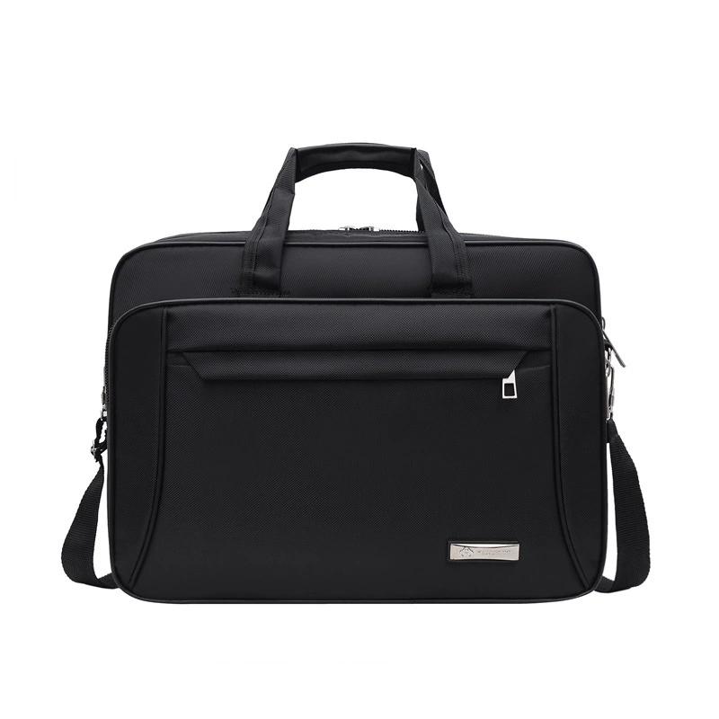 Men Waterproof Business Briefcase, Large Capacity Laptop Handbag, Portable Office Computer Bag with Adjustable Shoulder Strap