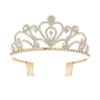 Crystal King Crown Alloy Queen Crown Headpiece Luxurious Birthday Tiara  Birthday Celebration