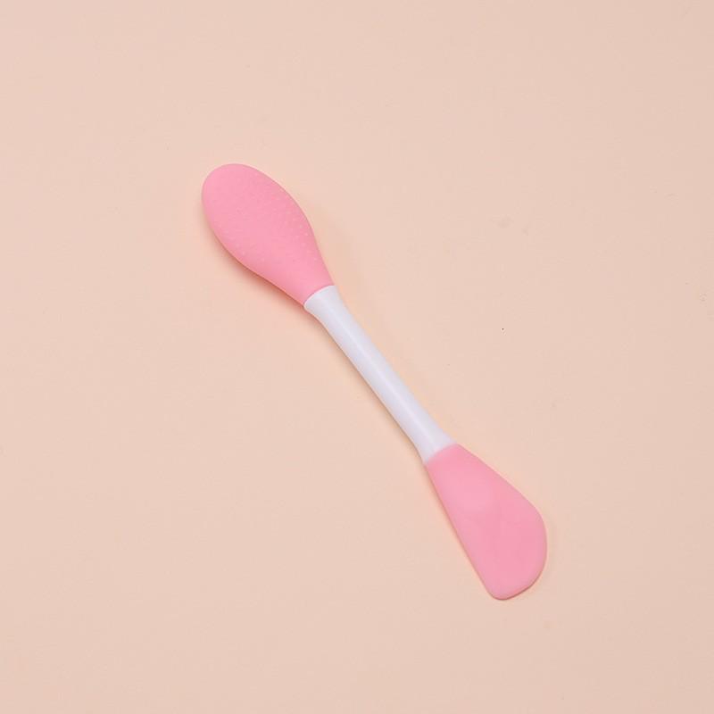 Dual-Head Silicone Facial Brush & Scraper - Deep-Cleaning Mask & Pore Cleanser