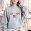 1776-2026 United States Happy Independence Day Sweatshirt of Freedom Patriotic Anniversary Gift Keep Warm Matching Hoodies Tops