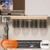 ZNMW Wall-Mounted Magnetic Toothbrush Holder with Cups