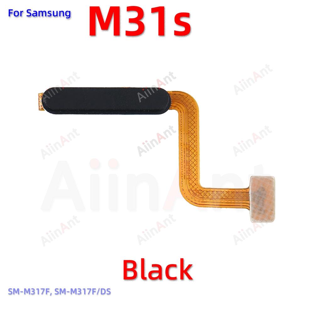 Home Power Back Button Touch ID Finger Scanner Fingerprint Sensor Flex Cable For Samsung Galaxy M31s M32 M33 M34 4G 5G
