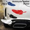 Waterproof Feather Sticker Car Auto Body Bumper Scratch Coverage Automobile PET Removable Self-adhesive Decoration Decal Supplies Mototcycle