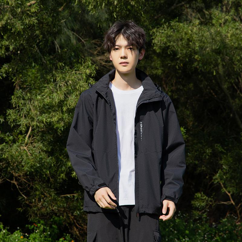 Jacket Jacket Men's Spring and Autumn Windproof Waterproof Trendy Brand Loose Jacket Men's Autumn Clothes