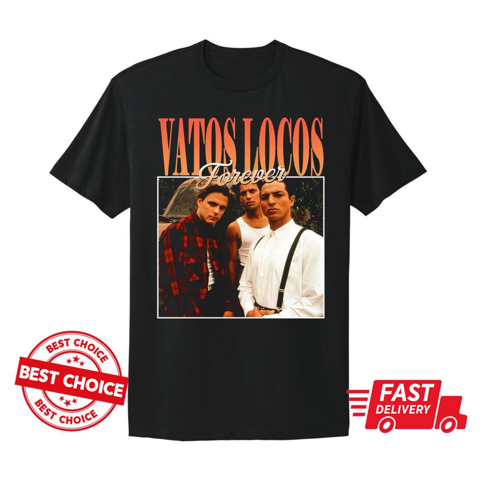 Vatos Locos Forever Black T-Shirt S-3XL S