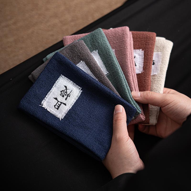 Absorbent Cotton Linen Tea Towel Tea Cloth Home Chinese Creative Tea Mat Tablecloth Tea Table Cloth Tea Mat Tea Ceremony