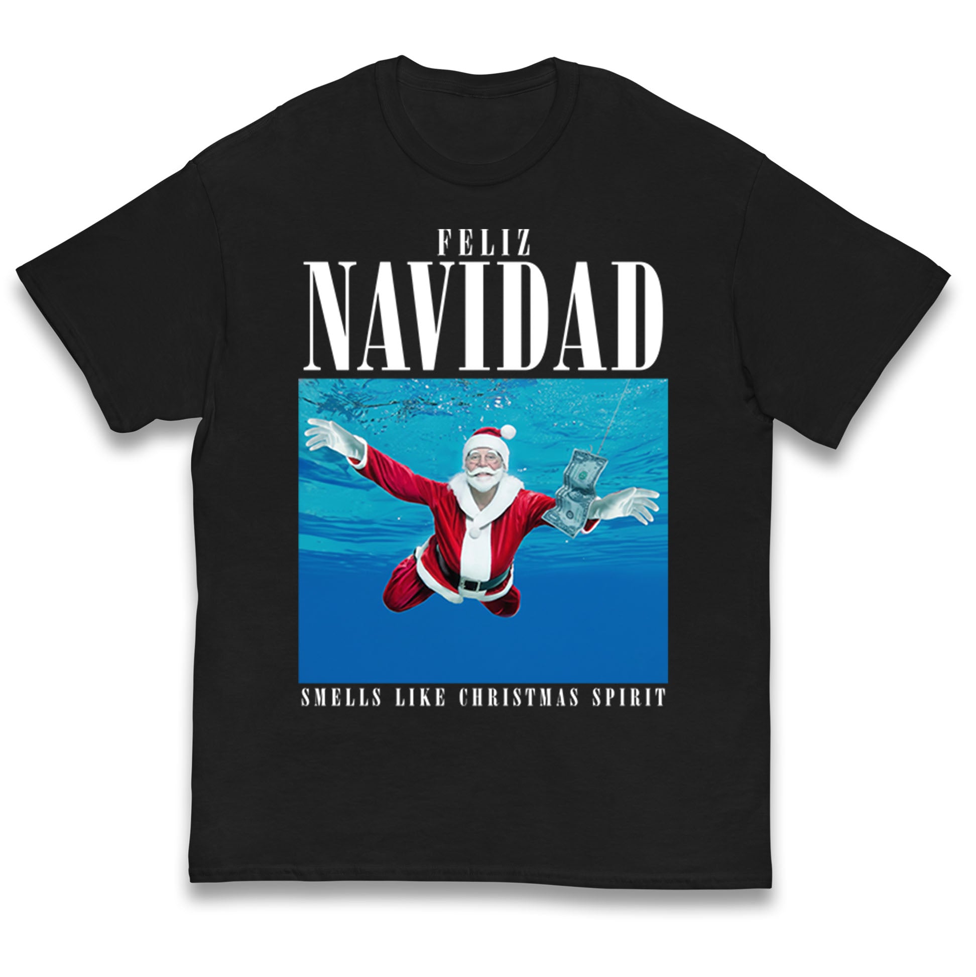 Feliz Navidad Smells Like Christmas Spirit Christmas Kids T Shirt 130