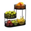 Fruit Plate Living Room Coffee Table Household Multi-layer Fruit Tray Fruit Storage Rack Place Snack Plate Light Luxury Multi-layer Fruit Basket