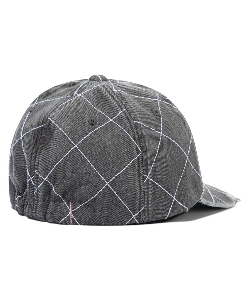 YESEYESEE Net Denim Cap Black