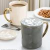 400ml Nordic Style Gold Rim Mug Ceramic Coffee Cups Light Luxury Afternoon Tea Cup Breakfast Oatmeal Milk Cup Couple Water Cup