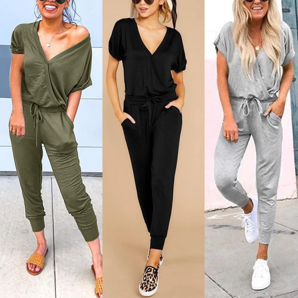 

Женский однотонный тонкий кружевной цельный домашний комбинезон без рукавов