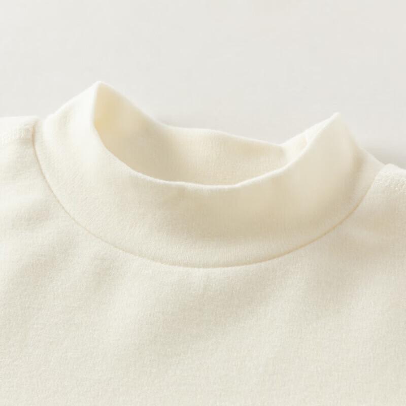 DAVE & BELLA Kids Thermal Antibacterial Mock Neck Long Sleeve T-Shirt