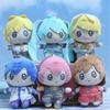 12CM Anime Hatsune Miku KAITO MEIKO Luka Kagamine Rin Len Figure Kawaii Q Version Plush Doll Keychain Bag Pendant Decor Toy Gift