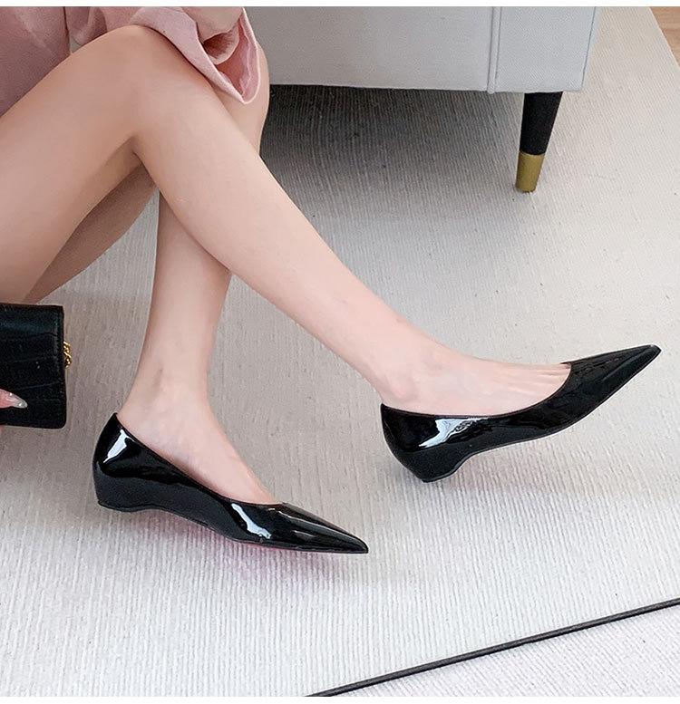 Flat Shoes Women Banquet Thin Pointed Sexy Women's Shoes Flats Women Work Shoes Comfortable for Work Adult