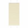VidaXL Store Plissé Crème 55x100 Cm Largeur Du Tissu 54,4 Cm Polyester, Store Plissé De Fenêtre, Store Accordéon, Store 4015270