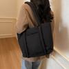 With Compartments Shoulder Bag Nylon Tote Bag Durable Puffer Carryall Bag  Women