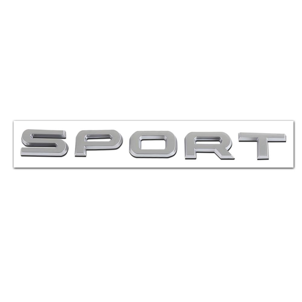ABAL1 3D ABS Car Rear Trunk SPORT Badge Sticker Decor Accessories Auto Styling For Landrover Range Rover SVR Discovery Evoque Defender