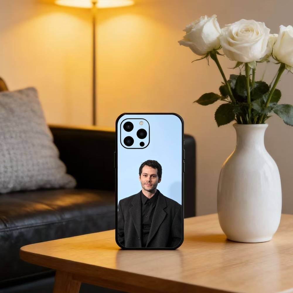 D-Dylan O-Obrien Phone Case For iPhone17,16,15,14,13,12 Plus,Max Soft Silicone Black Cover