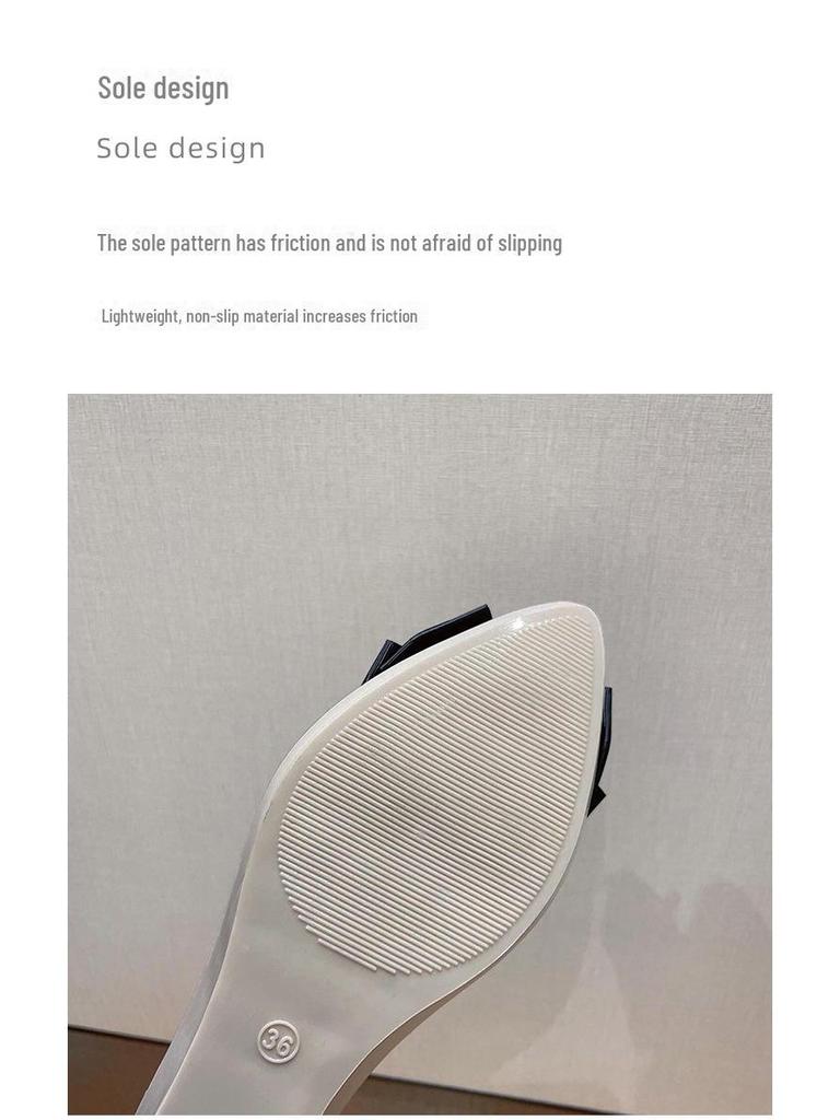 Korean Style Women's High Heel Rain Boots - Fashionable Anti-Skid Rubber Jelly Shoes with Wedge Heel and Floral Design