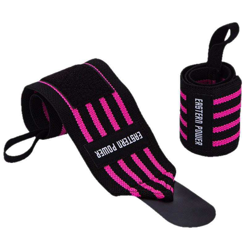 Men's Professional Powerlifting Wrist Wraps for Bench Press - Anti-Twist Compression Protective Gear