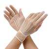 1 Pair  Sale Fishnet Mesh Glove  Women Lady Girl Glove Protection Lace Elegant Lady Style Gloves Black And White