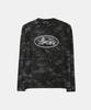 BADBLOOD [Aqua] Mystic Logo Reflective Long Sleeve - Black Camo