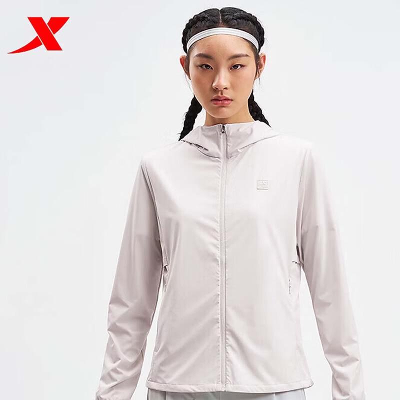 XTEP Women s Comfort Breathable Sun Protection Hooded Top L