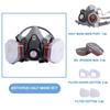 383G Respirator Silica Gel Head-mounted Modular Breathing Mask 4 Models Against Chemical Industry Safety Mask