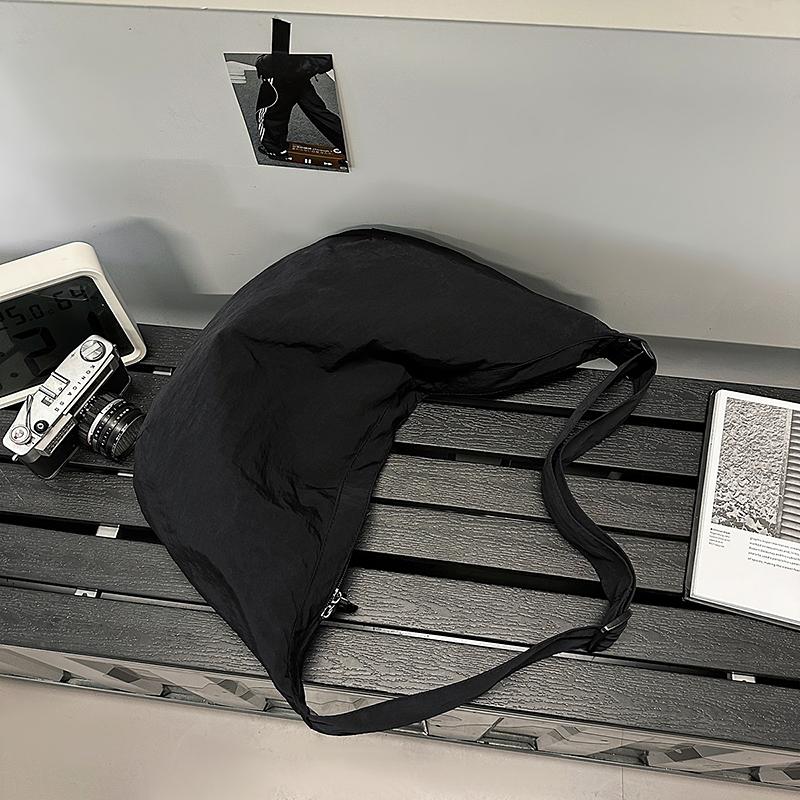 Men's Nylon Crossbody Bag Women's Large Capacity Tote Bag Student Book Bag Commuter Shoulder Bag