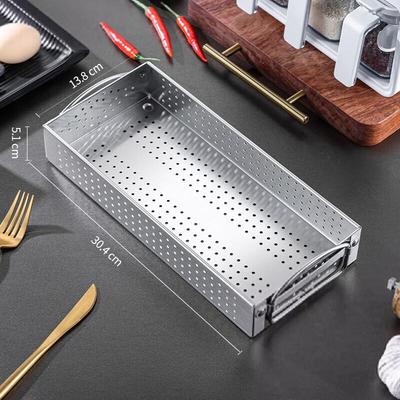 FATTBAO 304 Stainless Steel Chopstick & Utensil Drainer