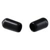 50pcs 6.5 mm Tube Bolt Cap Cover Black Safety Cover Screw Thread Protectors  Round tubes