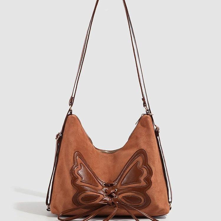 2025 New Autumn Winter Korean Retro Backpack College Student Campus Class Backpack Commuting Single Shoulder Tote Bag for Women