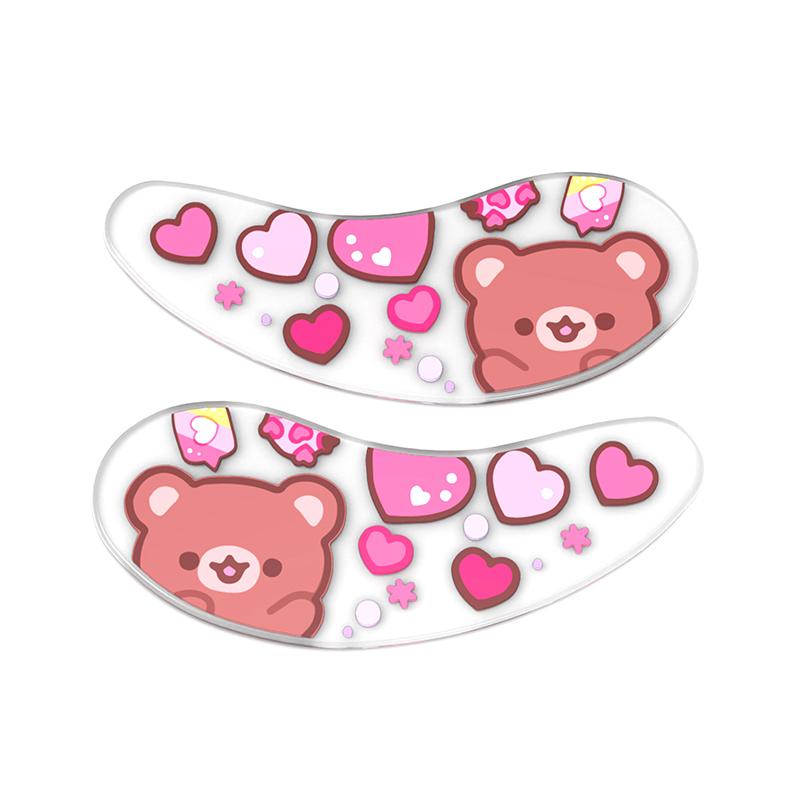 

BLACKWINGS 1-6 пар прочных силиконовых патчей под глазами, многоразовая охлаждающая гелевая маска для глаз для женщин, дневной/ночной уход за кожей