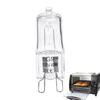1pc 40W 110/220V G9 Oven Bulb Light Microwave Oven Halogen Bulb Lamp High Temperature Resistant For Household Kitchen Appliance