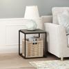 Furinno Moretti Modern Lifestyle Stacking Shelf, French Oak Gray, 1 Tier [Officially Imported from Japan]