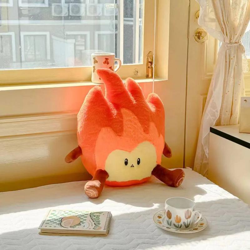 Douyin Xiaohuo Man Co-raising Elf Flame Plush Toy Pillow Doll Flame Doll Pillow Holiday Gift Female