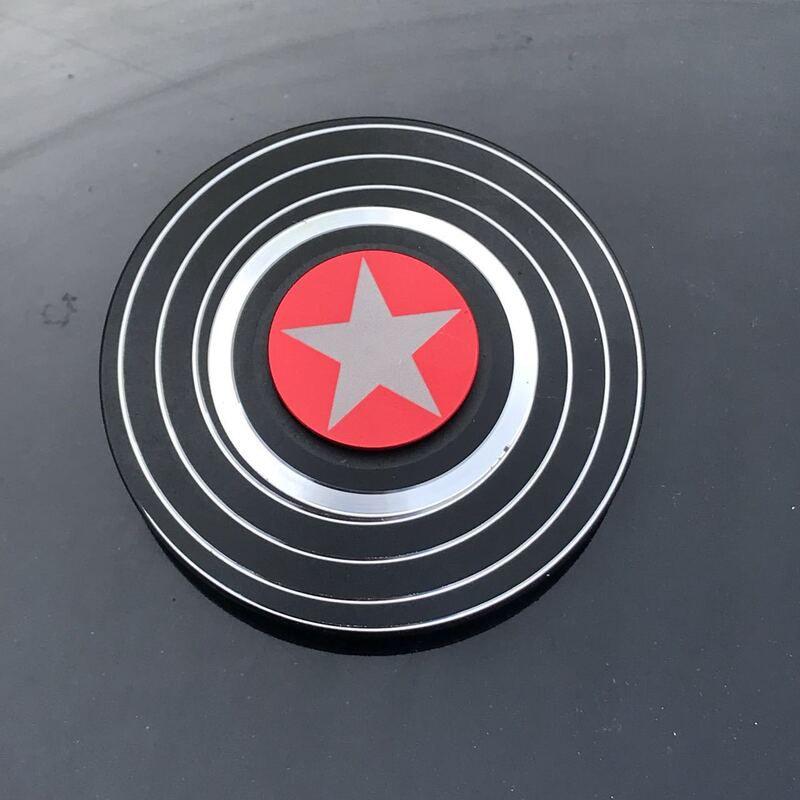 Captain Spinner American Fingertip Gyro Shield Alloy Toys Decompression