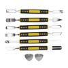 6Pcs Spudger Opening Pry Tool ABS Handle Alloy Steel Bar for Electronic Maintenance
