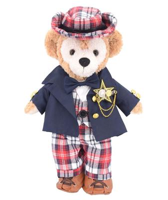 Oso de Peluche Pedido por Correo Alice Duffy Ropa Disfraz Blazer Azul Marino Conjunto para Salida Cuerpo no incluido Talla S