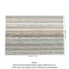 PVC Rectangular Green And Gold Striped Meal Mats Hotel Waterproof Scald Proof Coffee Mat Mesh Cloth Dining Table Mat