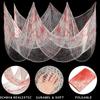 Halloween Bloody Creepy Gauze Cloth Large Black Gauze Spooky Blood Fabric Cloth for Halloween Party Home Outdoor Yard Decoration