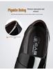 Men's Formal Leather Shoes with Height Increase - Genuine Shiny Cowhide for Business & Weddings