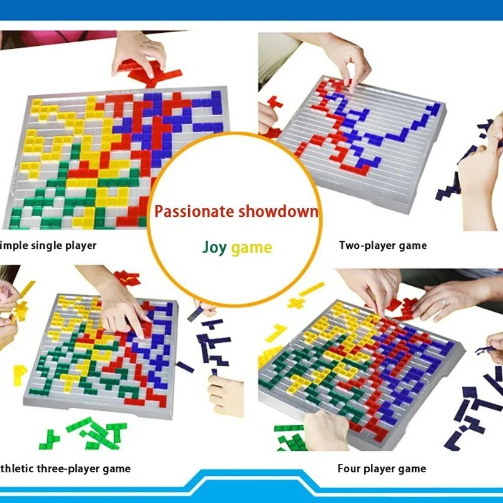 Family Fun Jigsaw Russia Puzzle block 4-Person Blokus Board Game Intelligence Game
